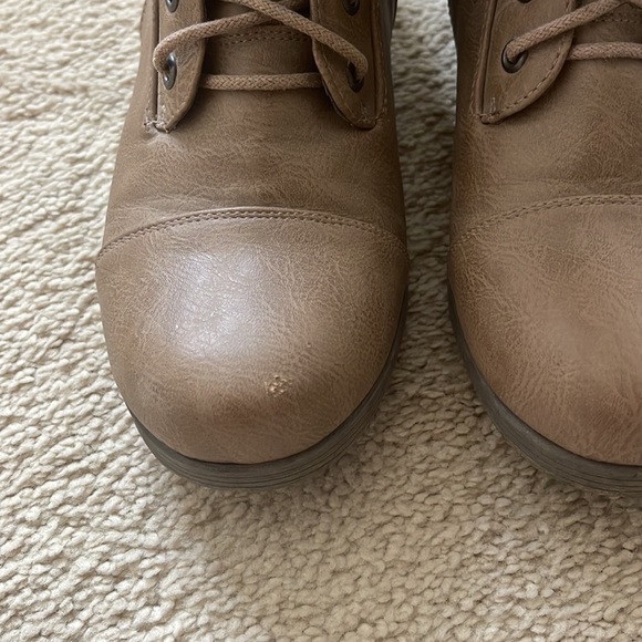 Brown Combat type Boot Size 6.5 - Picture 3 of 7